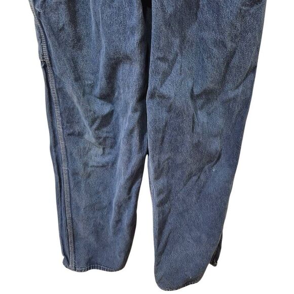 Key Imperial Aristocrat Unisex Medium Wash Blue Cotton Denim Overalls Bibs - Picture 7 of 16